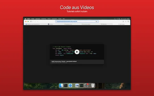 Menüleisten-Integration - Immer griffbereit ohne Dock-Icon