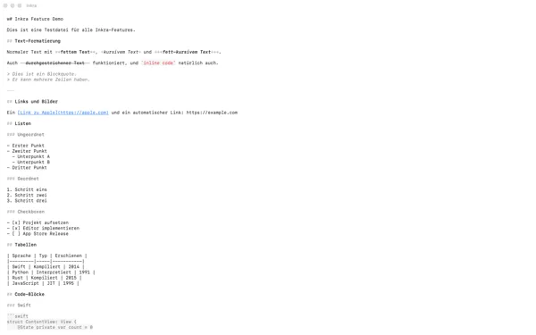 Fokus-Modus — Störungsfreies Schreiben, nur der aktuelle Absatz ist hervorgehoben Fokus-Modus — Störungsfreies Schreiben, nur der aktuelle Absatz ist hervorgehoben